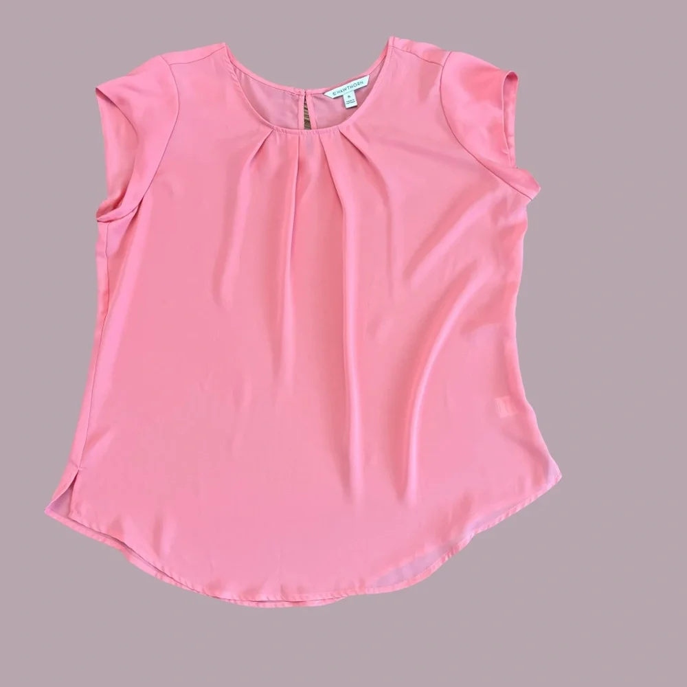 This is a 41 Hawthorn Lexie pleat front blouse - Picture 1 of 8